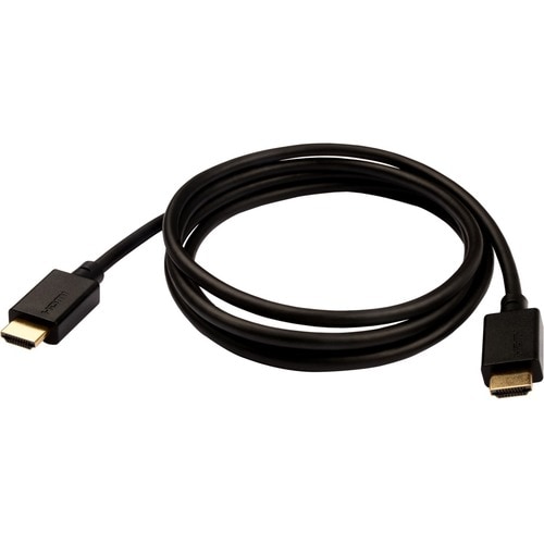 V7 Black Video Cable Pro HDMI Male to HDMI Male 2m 6.6ft - V7 Black Video Cable Pro HDMI Male to HDMI Male 2m 6.6ft48 Gbps