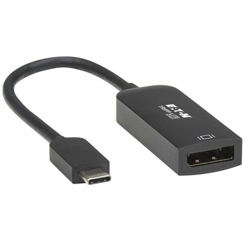 Eaton Tripp Lite Series USB-C to DisplayPort Active Adapter Cable with Equalizer (M/F), UHD 8K, HDR, DP 1.4, Black, 6 in. 