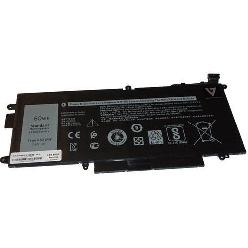 V7 D-N18GG-V7E Battery - 4-cell Lithium Ion (Li-Ion) - For Notebook - Battery Rechargeable - 7.6 V - 7894 mAh - 60 Wh Shel