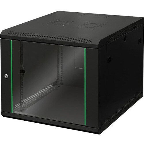 Digitus Dynamic Basic 9U Wall Mountable Rack Cabinet for LAN Switch, Patch Panel - 482.60 mm Rack Width x 459 mm Rack Dept