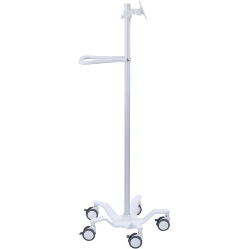 Ergotron StyleView Multipurpose Trolley - 6.80 kg Capacity - 5 Casters - 603.3 mm Width x 603.3 mm Depth - Bright White