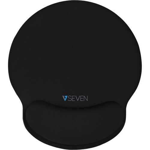 V7 MP03BLK Mauspad - 23 mm x 220 mm x 249,9 mm Abmessung - Schwarz - Schaumstoff mit Formgedächtnis, Gummi - Rutschfest