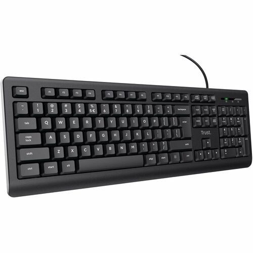 Trust TK-150 Keyboard - Cable Connectivity - USB 2.0 Type A Interface - English (UK) - QWERTY Layout - Membrane Keyswitch 