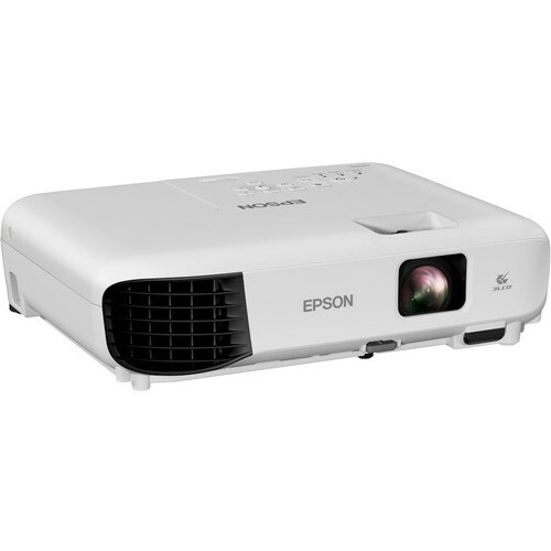 Epson EB-E10 3LCD Projector - 4:3 - 1024 x 768 - Front - 6000 Hour Normal Mode - 12000 Hour Economy Mode - XGA - 15,000:1 