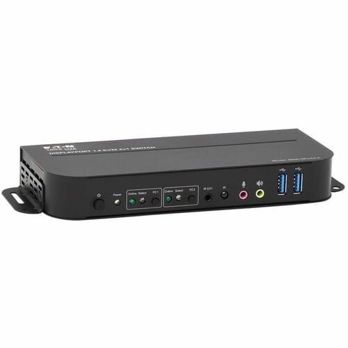Tripp Lite series B005-DPUA2-K 2-Port DisplayPort/USB KVM Switch - 2 Computer(s) - 1 Local User(s) - 4096 x 2160 - 6 x USB