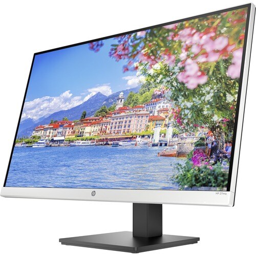 HP 27mq 27" Class WQHD LCD Monitor - 16:9 - Silver, Black - 68.6 cm (27") Viewable - In-plane Switching (IPS) Technology -