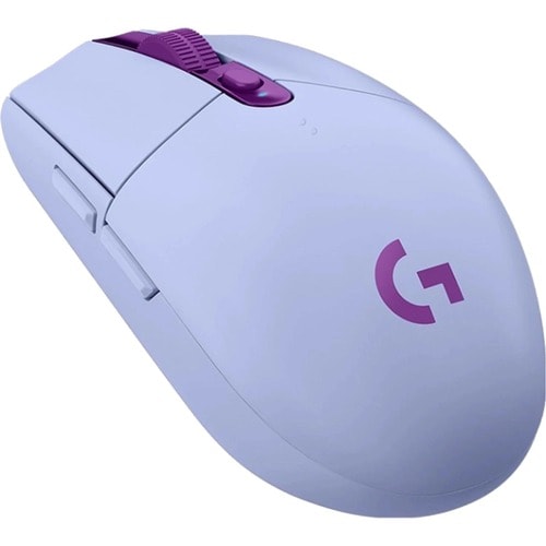 Ratón de juego Logitech LIGHTSPEED - Radiofrecuencia - Óptico - 6 Botón(es) - Violeta - Inalámbrico - 2.40GHz - 12000 dpi