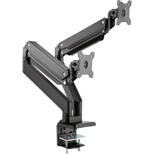 Roline Klemmhalterung für LCD-Monitor - Schwarz - 2 Unterstützte(r) Display(s) - max. 30 kg Traglast - 75 x 75, 100 x 100 