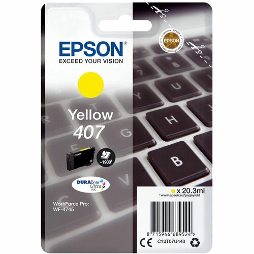 Epson Original Inkjet Ink Cartridge - Yellow Pack - 1900 Pages