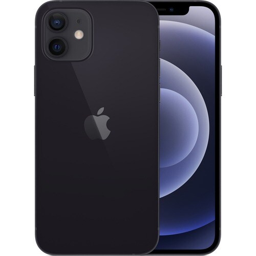Apple iPhone 12 A2172 64 GB Smartphone - 6.1" OLED 2532 x 1170 - Hexa-core (6 Core) - 4 GB RAM - iOS 14 - 5G - Black - Bar