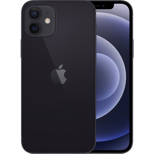 Apple iPhone 12 A2402 64 GB Smartphone - 6.1" OLED 2532 x 1170 - Hexa-core (6 Core) - 4 GB RAM - iOS 14 - 5G - Black - Bar