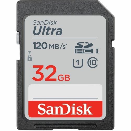 SanDisk Ultra 32 GB Class 10/UHS-I (U1) SDHC - 80 MB/s Read