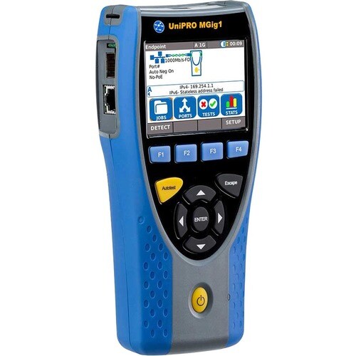 TREND Networks UniPRO MGig1 Solo Pro - R152003 - Cable Length Measurement, LAN Cable Testing, Fiber Optic Cable Testing, W