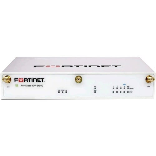 Fortinet FortiGate FG-40F-3G4G Network Security/Firewall Appliance - Application Security - 5 Port - 10/100/1000Base-T - G