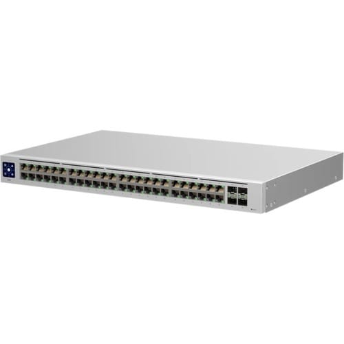 Ubiquiti UniFi Switch 48 - 48 Ports - Manageable - 2 Layer Supported - Modular - 4 SFP Slots - Optical Fiber, Twisted Pair