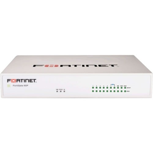 Fortinet FortiWifi FWF-60F Network Security/Firewall Appliance - 10 Port - 10/100/1000Base-T - Gigabit Ethernet - Wireless