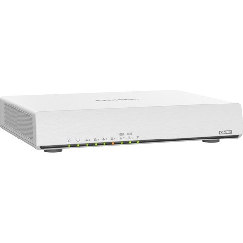 Router inalámbrico QNAP QHora-301W - Wi-Fi 6 - IEEE 802.11ax - Ethernet - 2,40 GHz Banda ISM - 5 GHz Banda UNII - 8 x Ante