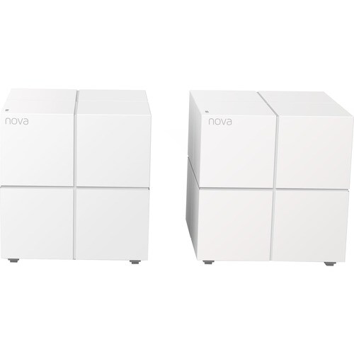 Tenda Nova MW6 IEEE 802.11ac 1.14 Gbit/s Wireless Access Point - 2.40 GHz, 5 GHz - MIMO Technology - 2 x Network (RJ-45) -
