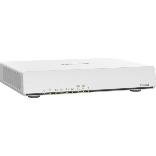 QNAP QHora-301W Wi-Fi 6 IEEE 802.11ax Ethernet Wireless Router - 2.40 GHz ISM Band - 5 GHz UNII Band - 8 x Antenna(8 x Int