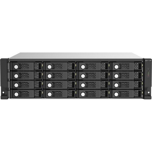 QNAP TL-R1620SEP-RP Drive Enclosure SATA/600 - Mini-SAS HD Host Interface - 3U Rack-mountable - Hot Swappable Bays - 16 x 