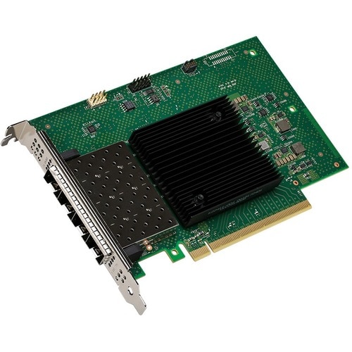 Intel 800 E810-XXVDA4 25Gigabit Ethernet Card for Server - 25GBase-CR - SFP28 - Plug-in Card - PCI Express 4.0 x16 - Full 