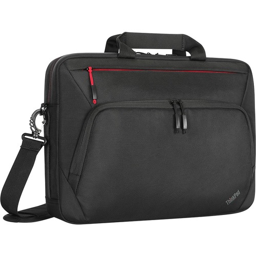 Lenovo Essential Plus Tasche Robust (Aktentasche) für 39,6 cm (15,6 Zoll) Notebook - Schwarz - Ballistic Nylon Körper - Wi