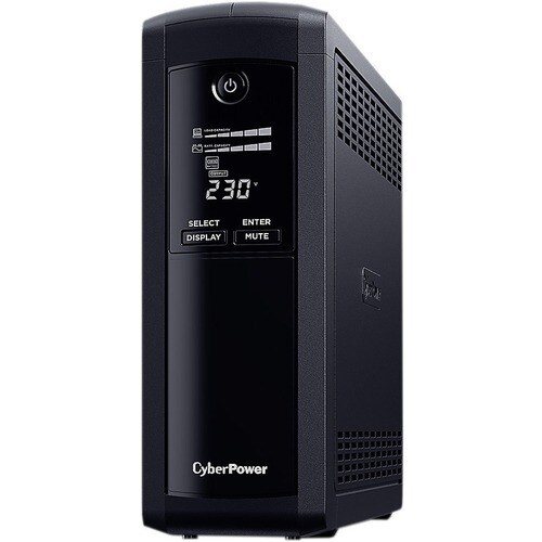 CyberPower Value Pro VP1200ELCD Line-interactive UPS - 1.20 kVA/720 W - Tower - AVR - 8 Hour Recharge - 4 Minute Stand-by 