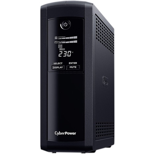 CyberPower Value Pro VP1600ELCD Line-interactive UPS - 1.60 kVA/960 W - Tower - AVR - 8 Hour Recharge - 2 Minute Stand-by 