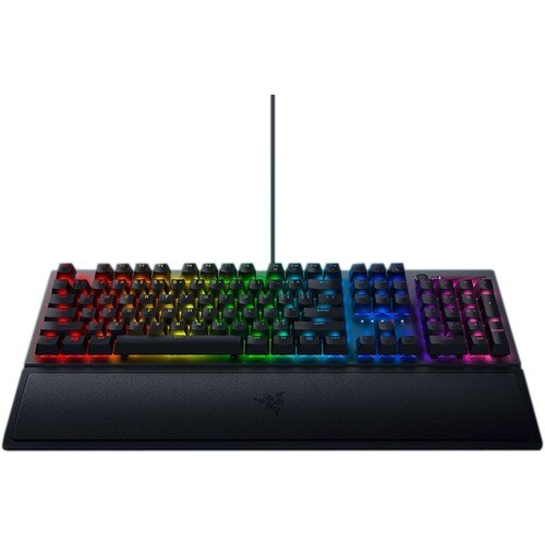 Razer BlackWidow V3 - Green Switch - US - Black - Cable Connectivity - USB Interface - 107 Key(s) - Multimedia Hot Key(s) 