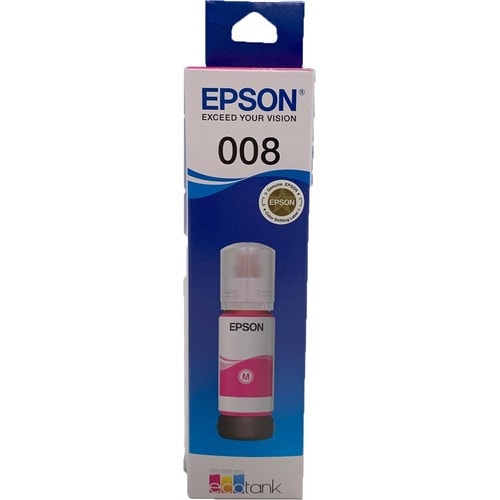 Epson DURABrite EcoTank 008 Refill Ink Bottle - Pigment Magenta - Inkjet - 6000 Pages - 70 mL