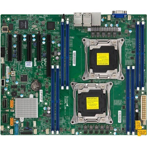 Supermicro X10DRL-LN4 服务器主板 - Intel C612 芯片组 - LGA 2011-v3插座 - ATX - Xeon Processor Supported - 1 TB DDR4 SDRAM 最大内存 - RDI