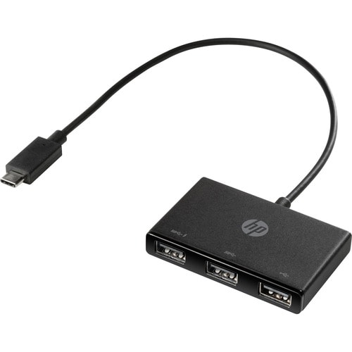 HP USB 集线器 - C型 USB - 外置 - 3 USB端口总数 - 1 USB 2.0端口 - 2 USB 3.1端口