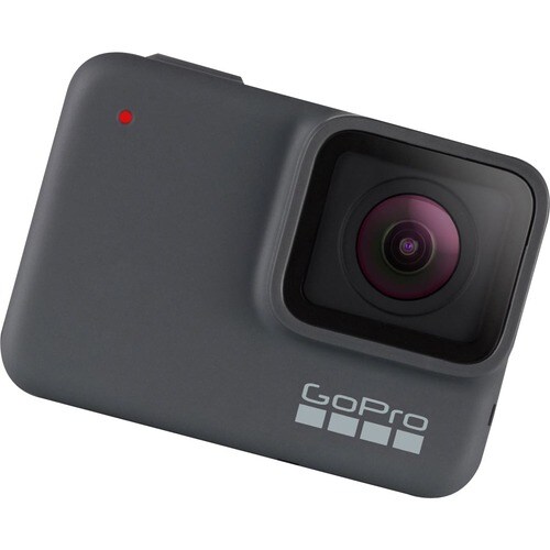 GoPro HERO 7 数码摄像机 - 5.1 cm (2") LCD 触控屏 - CMOS - Full HD - 银 - 16:9 - H.264 - 电子 (IS) - USB - microSD - 存储卡 - 三脚架