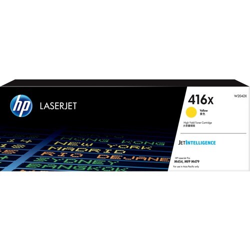 HP 416X YELLOW LASERJET TONER CARTRIDGE