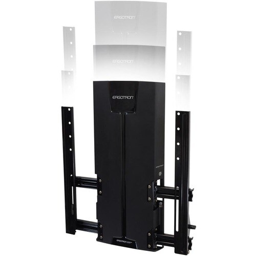 Ergotron Glide 壁挂式安装座 用于 电视, 平板显示器 - 黑 - 可调节高度 - 116.8 cm 到 160 cm (63") 支持屏幕 - 31.75 kg 承载量