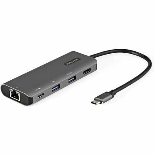 StarTech.com USB C Multiport Adapter - 10Gbps USB 3.1 Gen 2 Type-C Mini Dock - 4K 30Hz HDMI - 100W PD Passthrough - 3xUSB/