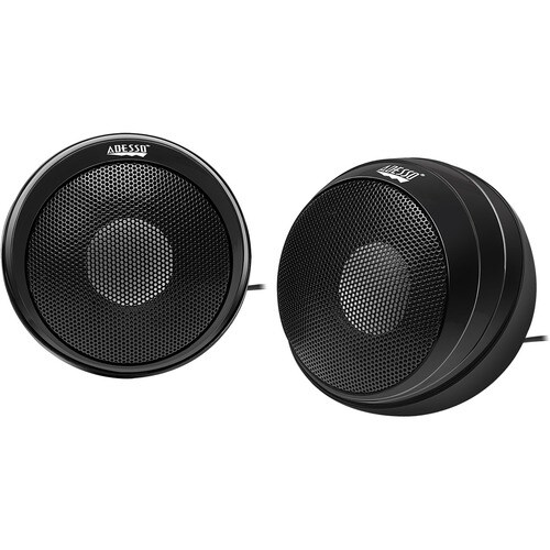 Adesso Xtream S4 USB-Powered Desktop Computer Speaker with Dynamic Sound - 5W x 2 - Works with Zoom, Microsoft Team, Skype