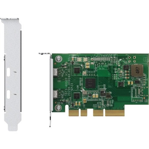 QNAP QXP-T32P Thunderbolt Adapter - PCI Express 3.0 x4 - Plug-in Card - PC