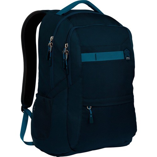 STM Goods Trilogy Carrying Case (Backpack) for 38.1 cm (15") Notebook - Dark Navy - Impact Resistant Interior, Moisture Re