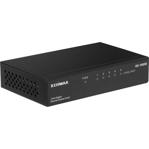 Switch Ethernet Edimax GS-1005E 5 Porte - 2 Layer supportato - 2,40 W Consumo energetico - Coppia incrociata - Desktop, Pa