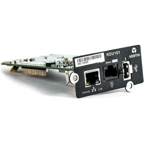 Vertiv Liebert RDU101 SNMP/Webcard - IntelliSlot - 1 x Network (RJ-45) Port(s)