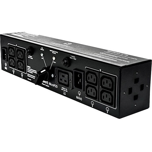 PD5-20AC20 Micro POD with 20A Input Breaker - 6x IEC 60320 C13, 1x C19