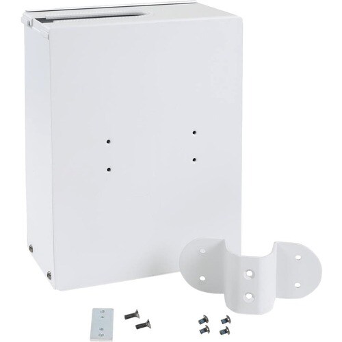 Ergotron LiFeKinnex Battery Brackets & Cable Box for SV Pole Cart - Cable Box - White