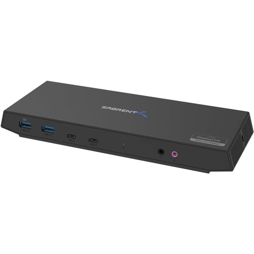 Sabrent USB Type-C Dual 4K Universal Docking Station with USB C Power Delivery (DS-WSPD) - for Computer - 60 W - USB Type 