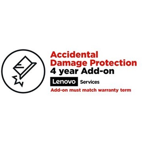 Lenovo Accidental Damage Protection (Add-On) - 4 Ańos - Servicio - In situ - Mantenimiento - Recambios y Mano de Obra