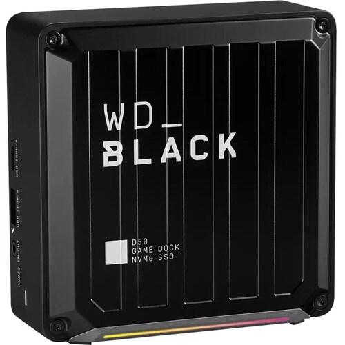 WD Black D50 WDBA3U0010BBK 1 TB Solid State Drive - External - PCI Express NVMe - Desktop PC, Notebook Device Supported - 