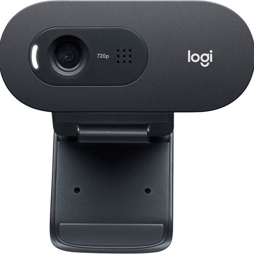 Logitech C505e Webcam - 30 fps - USB Type A - 1280 x 720 Video - Fixed Focus - Widescreen - Microphone - Notebook, Monitor