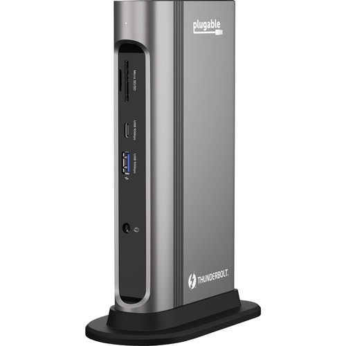 Plugable 14-in-1 USB-C and Thunderbolt 3 Dock - Compatible with Mac and Windows, 96W Laptop Charging, 2x HDMI 2.0 and Disp