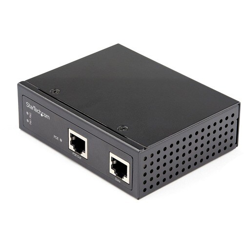 StarTech.com Industrial Gigabit PoE Injector - High Speed 90W 802.3bt PoE++ 52V-56VDC Ultra Power Over Ethernet/UPoE Injec