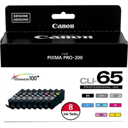 CLI-65 EIGHT CLR INK TANK PACK